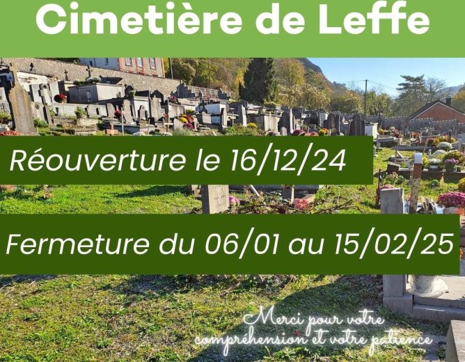 Information – Cimetière de Leffe