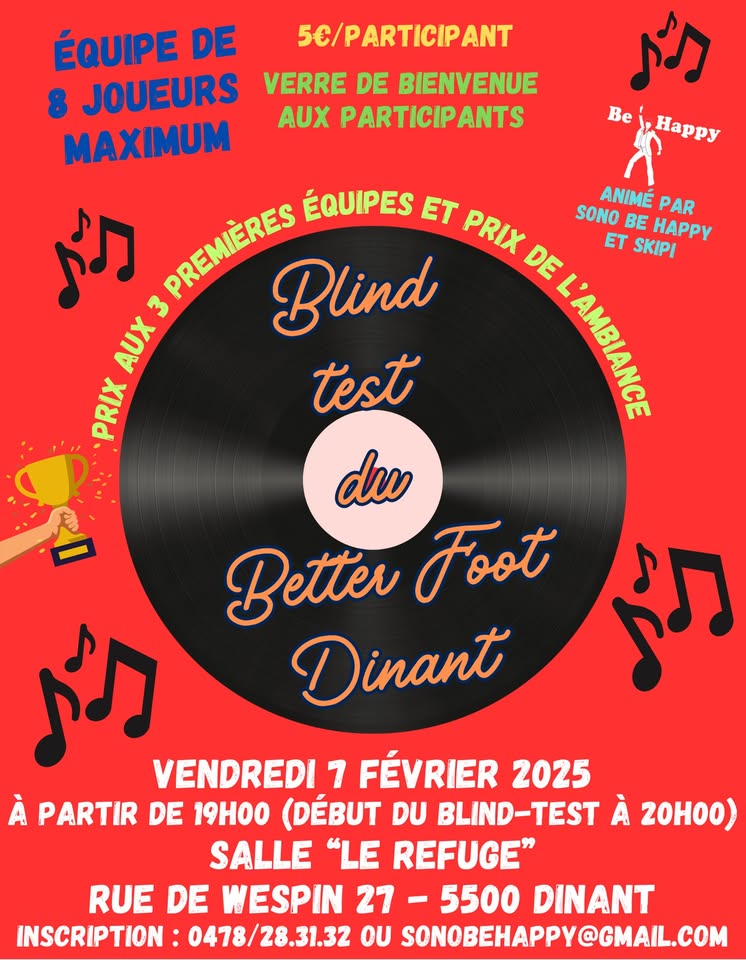 blind test better foot dinant