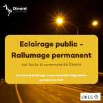 Eclairage Public – Rallumage permanent