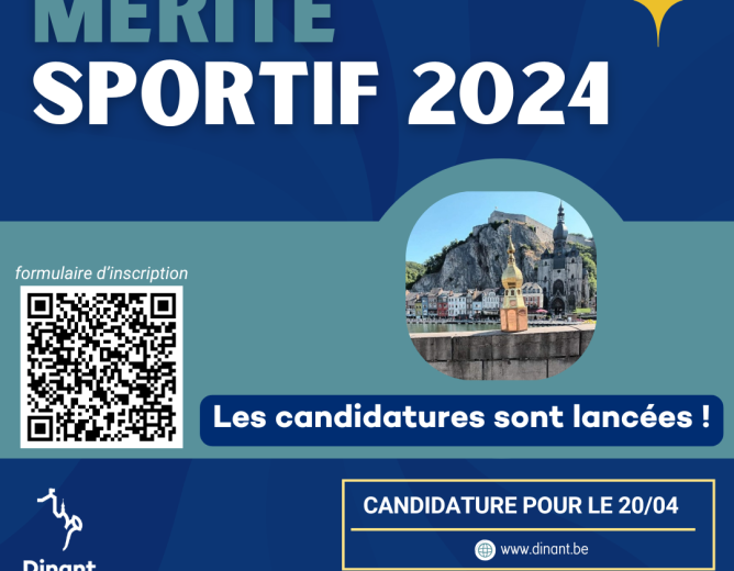 Les candidatures pour la Cérémonie du mérite sportif de la Ville de Dinant sont lancées !