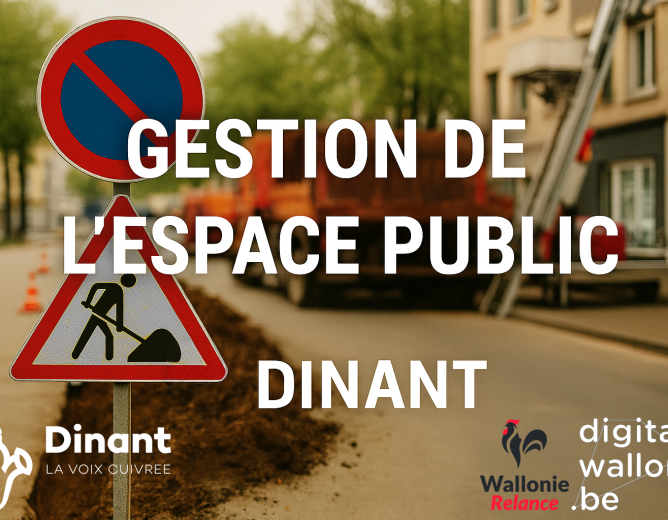 Une nouvelle plateforme pour l’occupation du domaine public à Dinant
