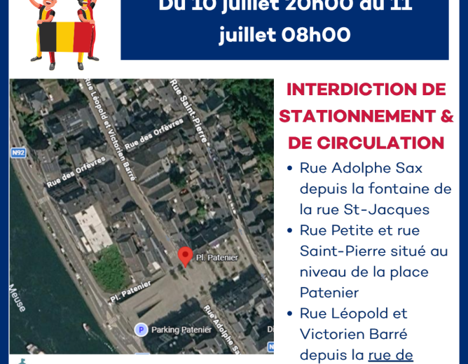Diffusion match Belgique – Espagne : circulation et vente d&rsquo;alcool