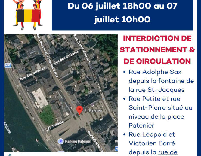 Diffusion match Belgique – USA : circulation et vente d&rsquo;alcool
