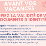 Avant de partir en vacances